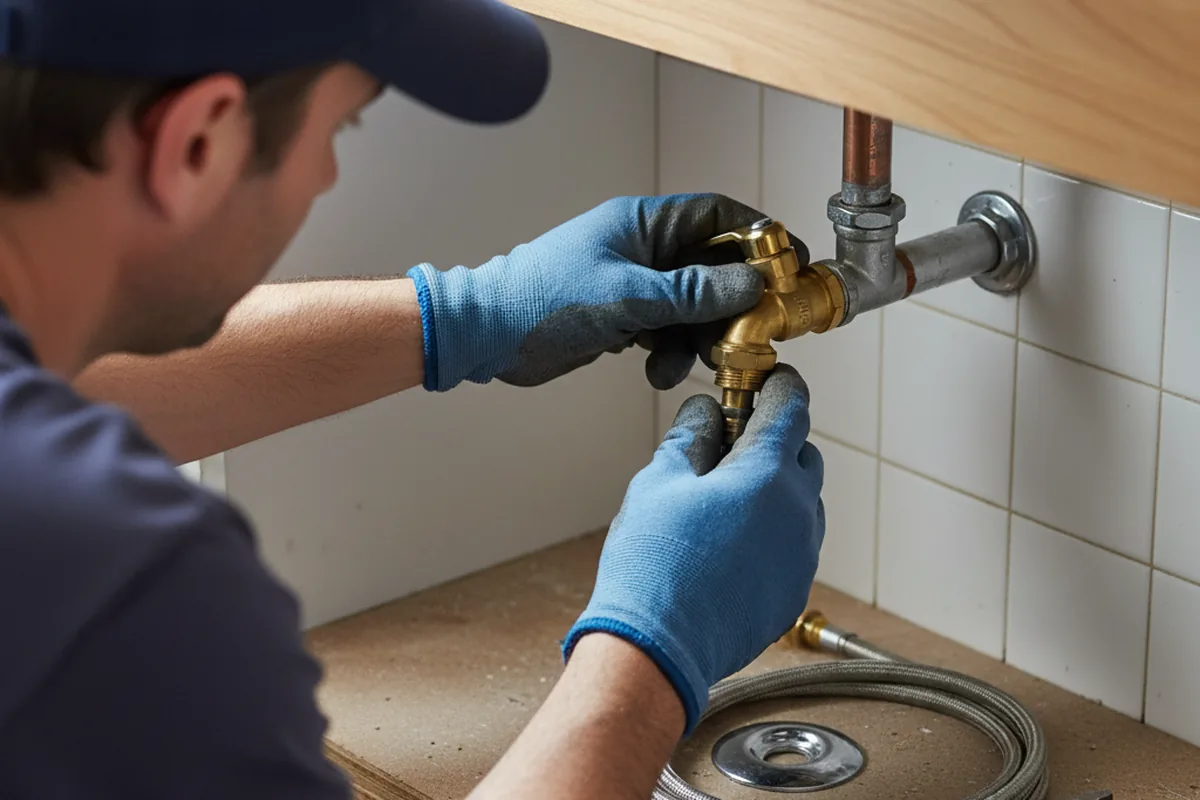 Shutoff valve and fitting work during Repiping in Pacific Grove